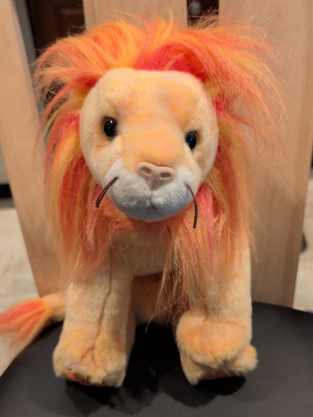 TY Beanie Buddy "Bushy The Lion" Vintage 12" Plush NWOT